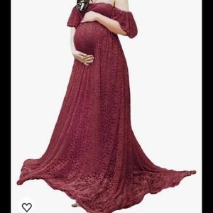 Lace Maternity gown